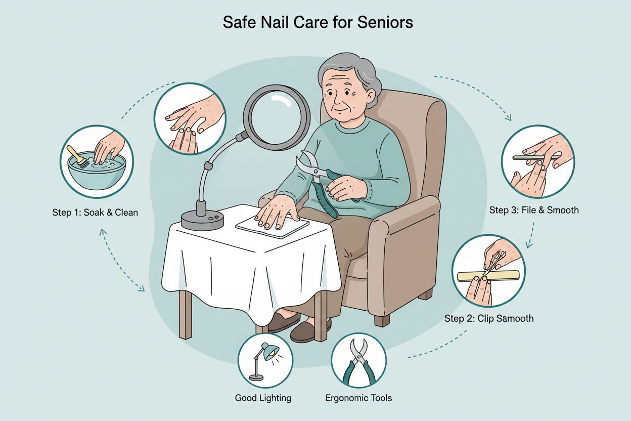 How Do Seniors Clip Their Toenails? A Safe, Practical Home Guide for Older Adults