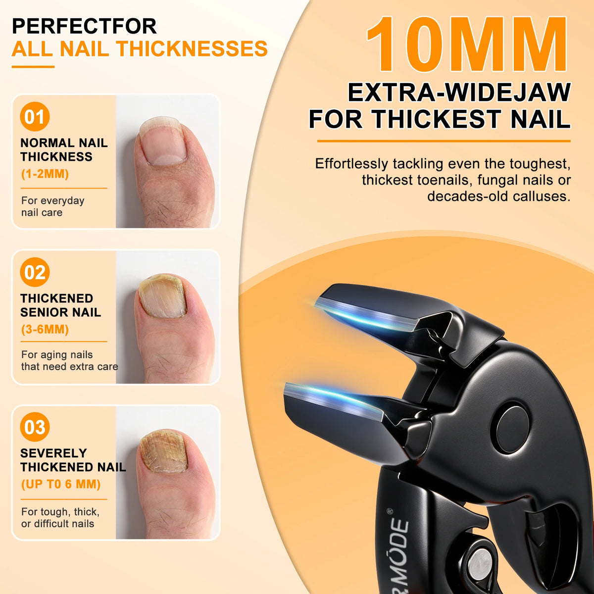 Nail Clippers - Nail Clippers For Seniors | DRMODE Cobra 4