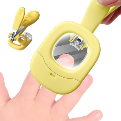 Professional Nail Clippers for Newborns - Anti-Pinch Safety Design with Travel Case