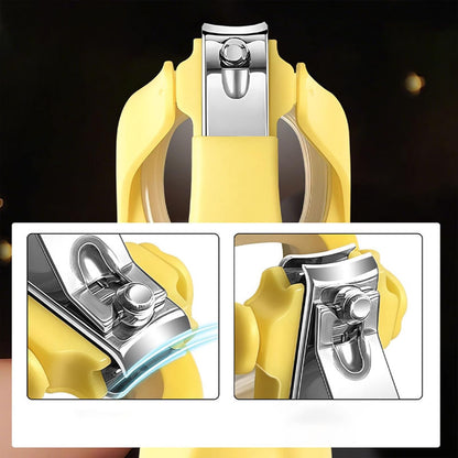 Professional Nail Clippers for Newborns - Anti-Pinch Safety Design with Travel Case