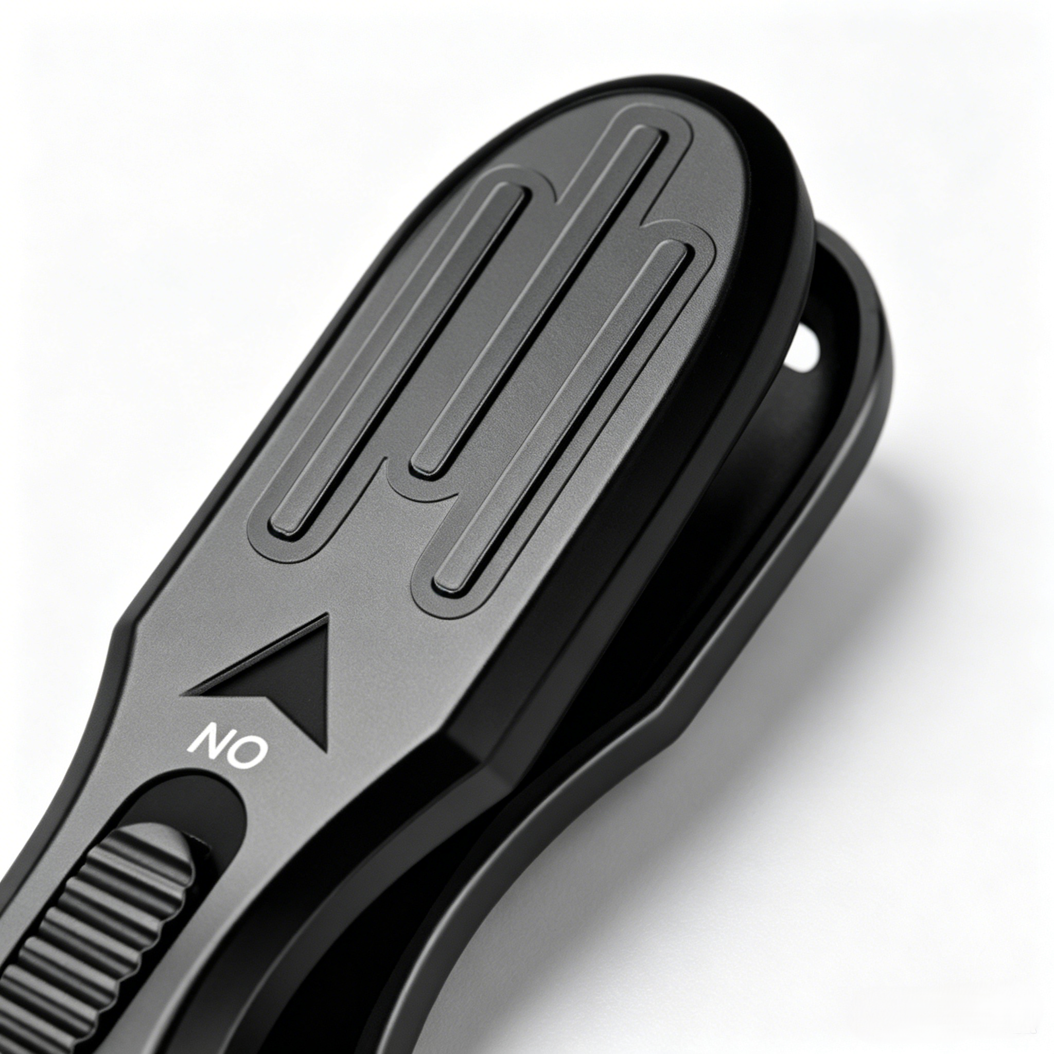 High quality nail clippers with safety lock and non-slip grip ensuring secure storage and safe handling during use