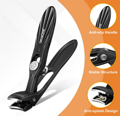 Wide Jaw Opening Toenail Heavy Duty Clipper with Catcher Long Handle