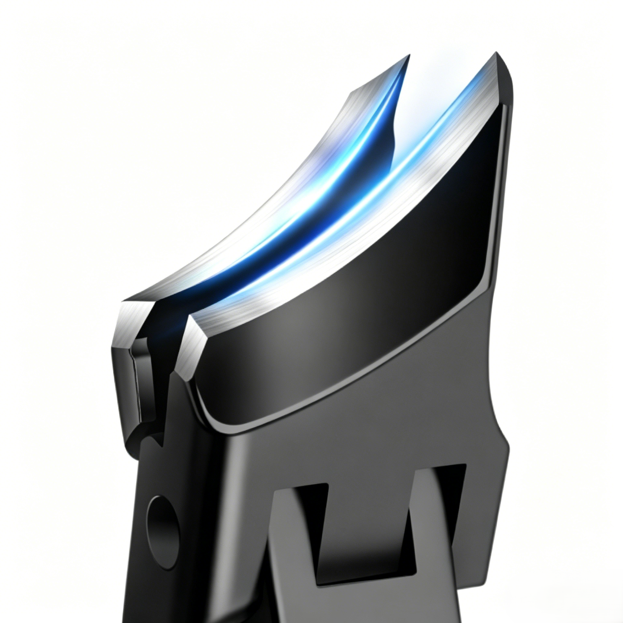 Sharp slanted toenail clippers crafted from premium stainless steel for clean smooth cuts on thick hard nails